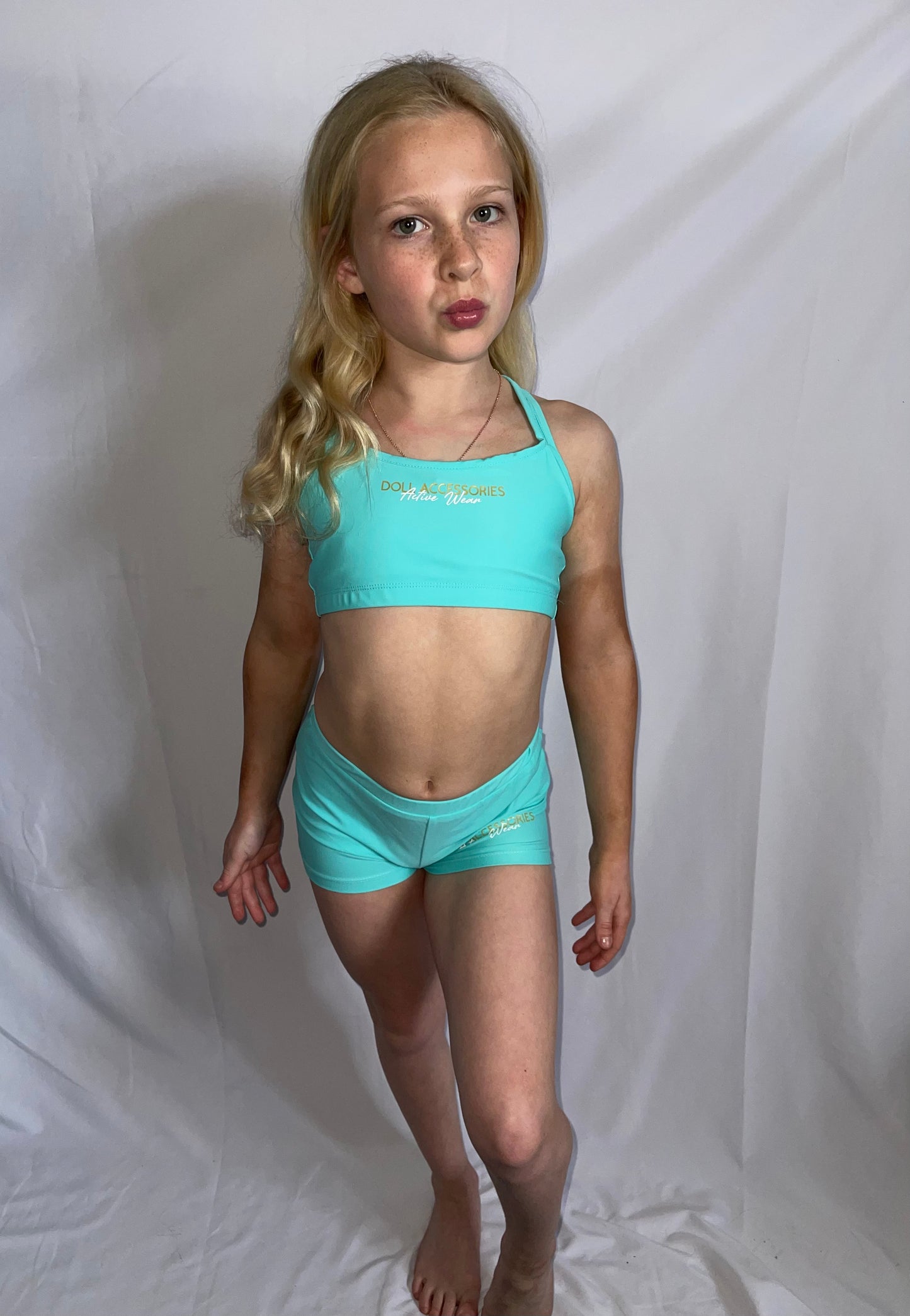 “Olivia” crop & shorts set