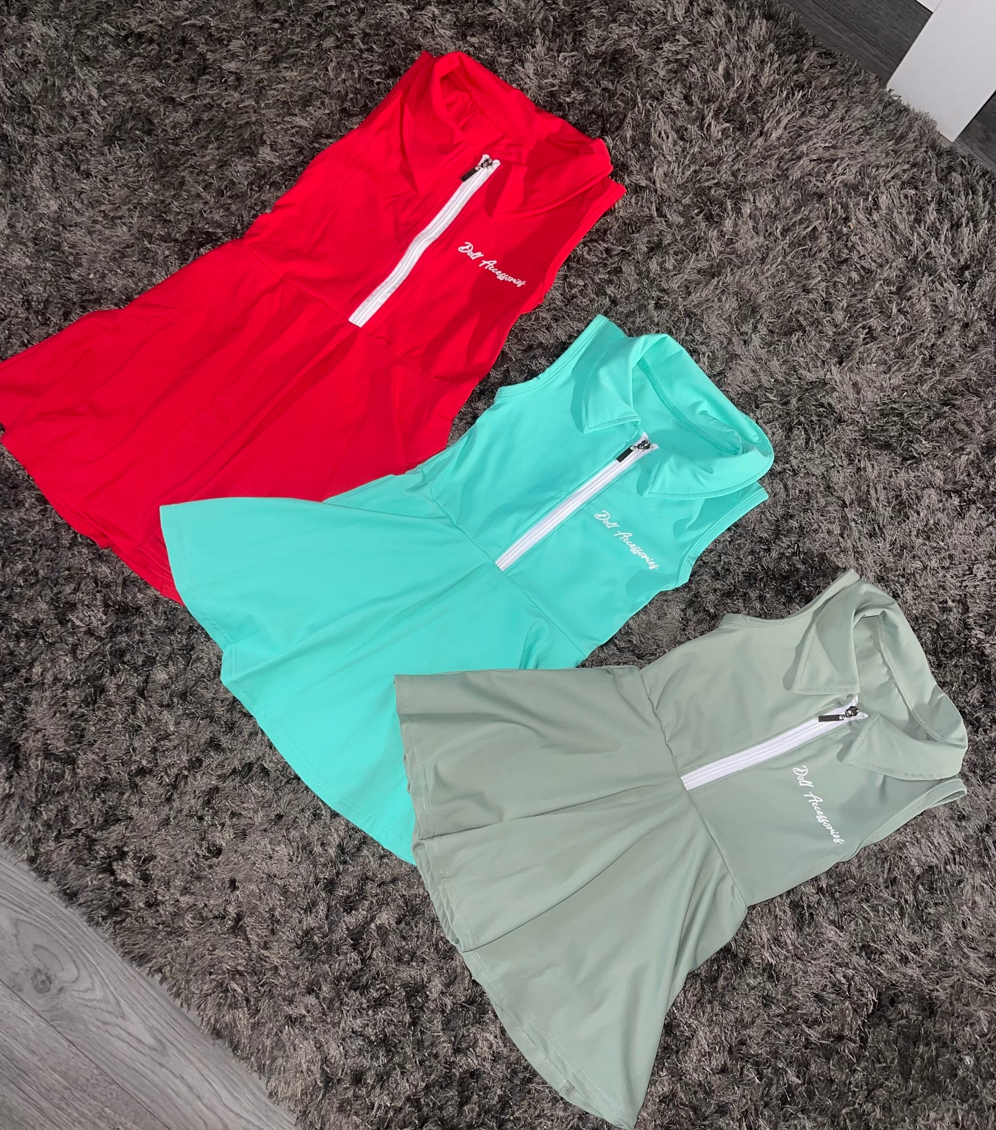Zip up gym dresses