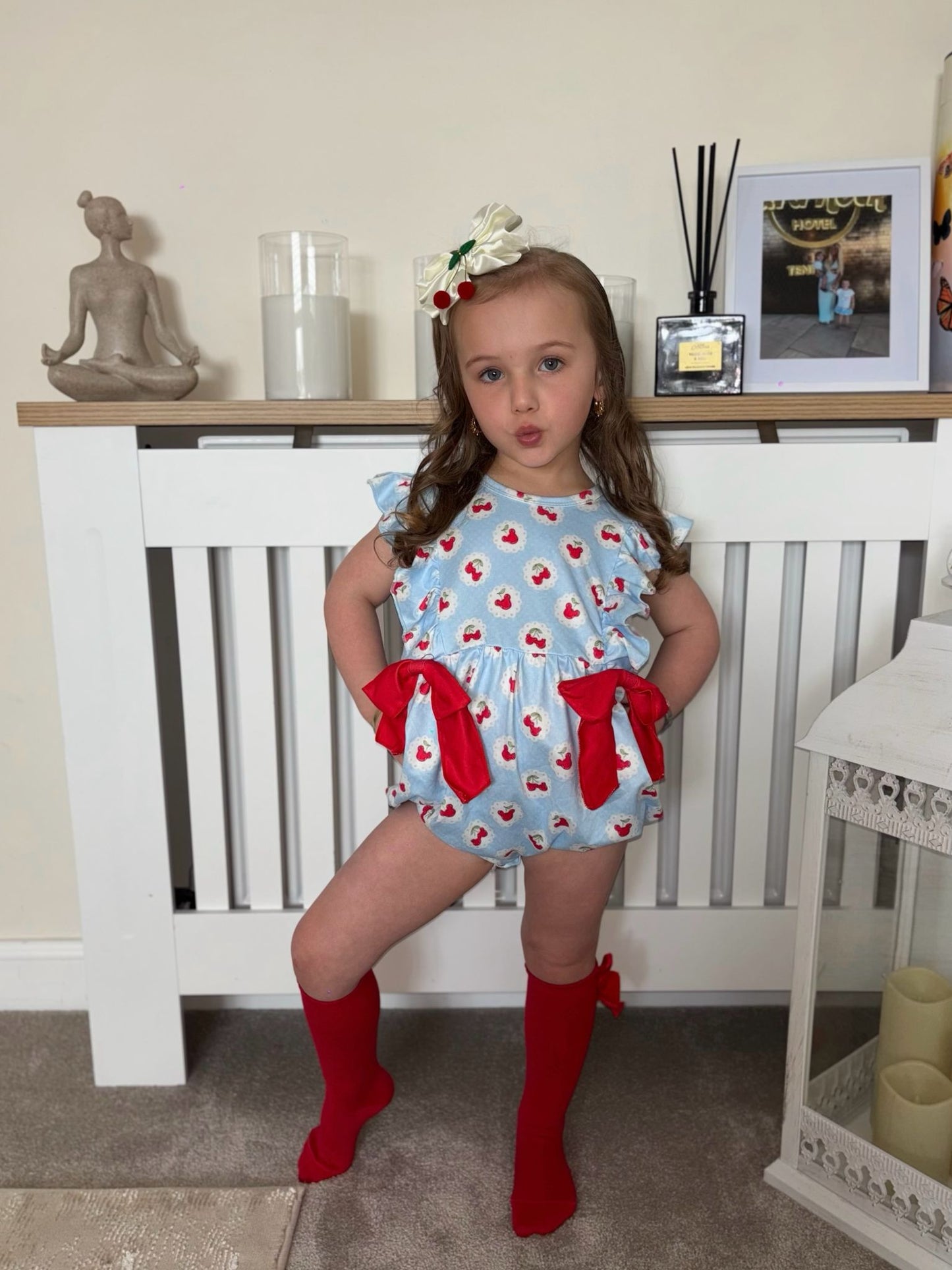 Lily-rose “Oh so cherry” romper 🍒