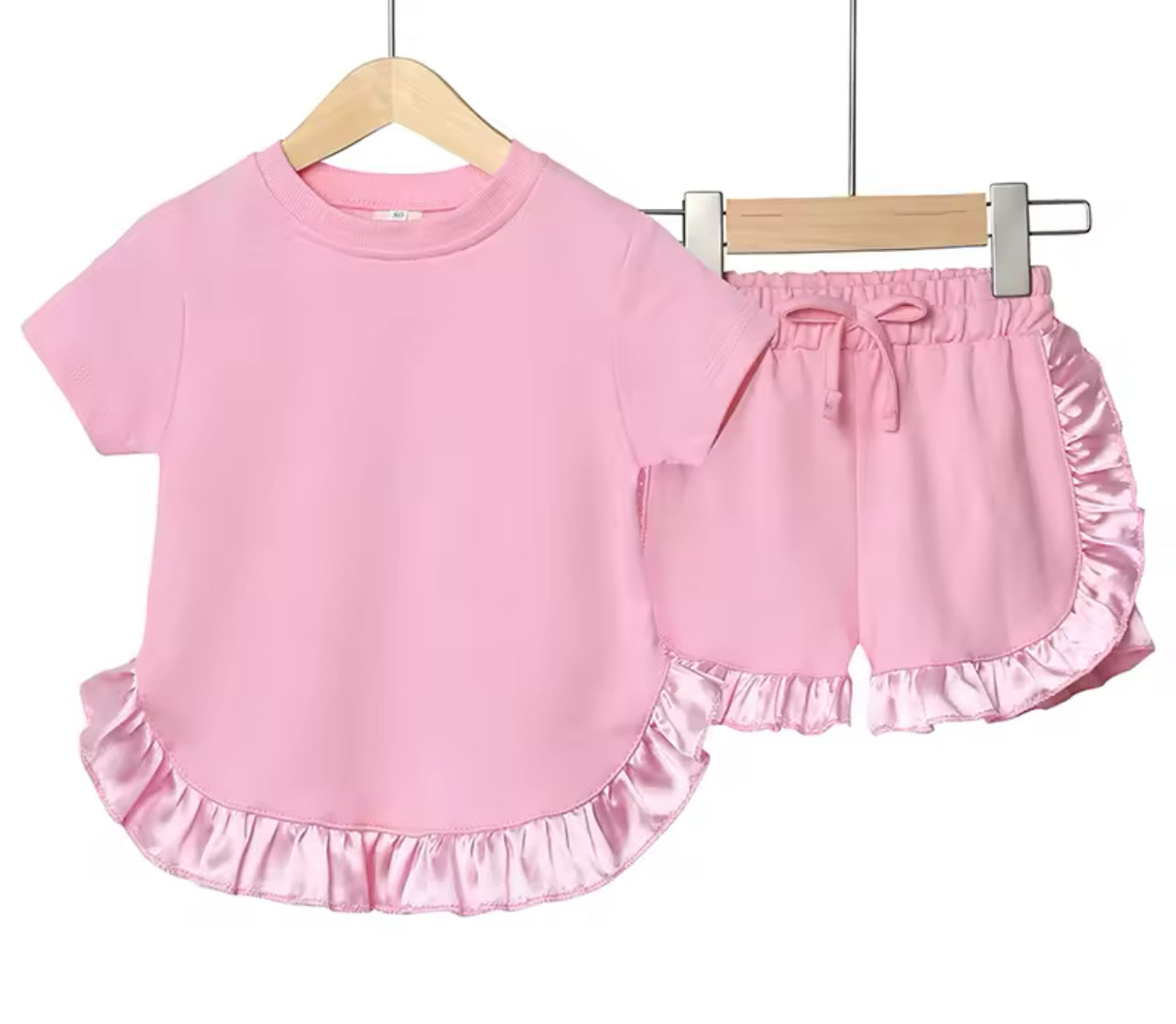 “Olivia” Frilled top & shorts sets