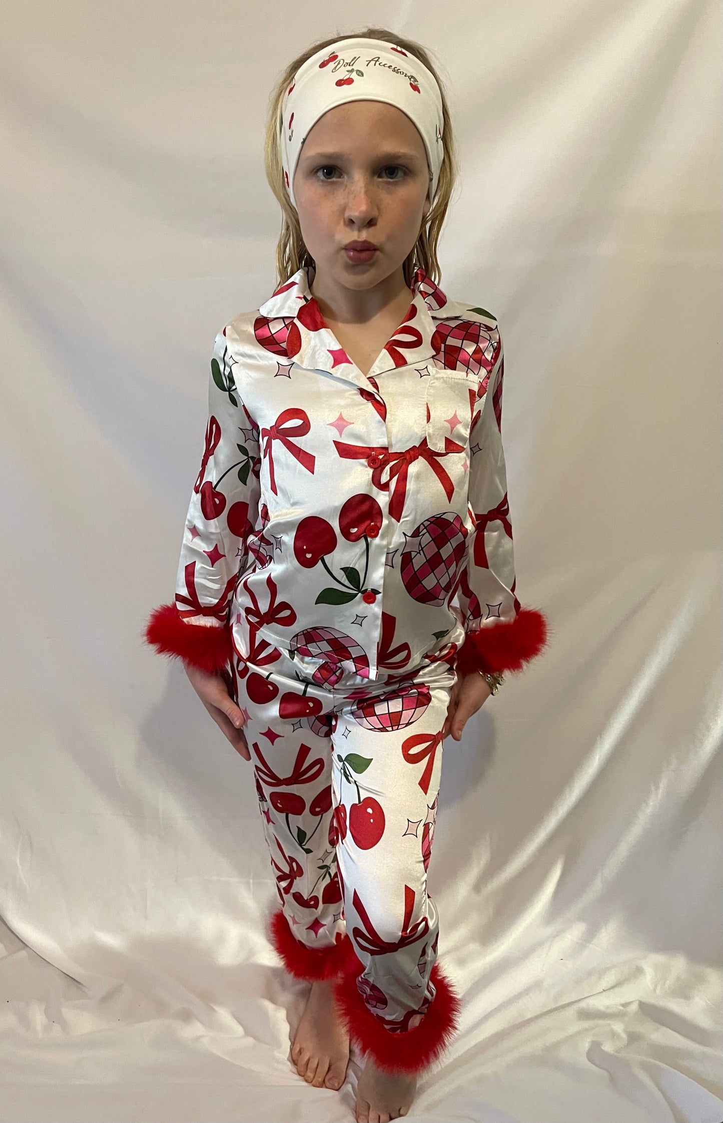 Freestyle disco x “oh so cherry” fur pjs 🍒