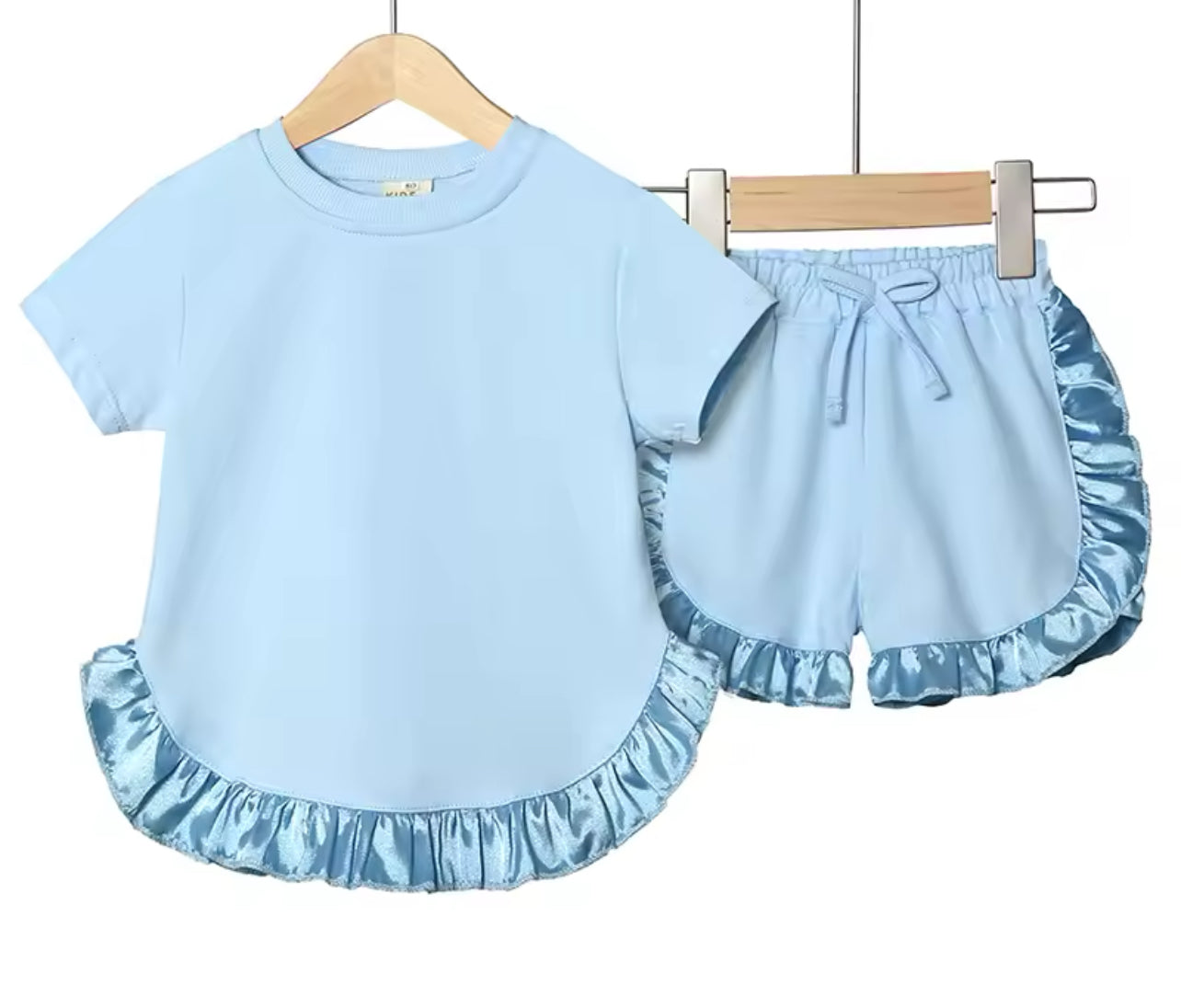 “Olivia” Frilled top & shorts sets