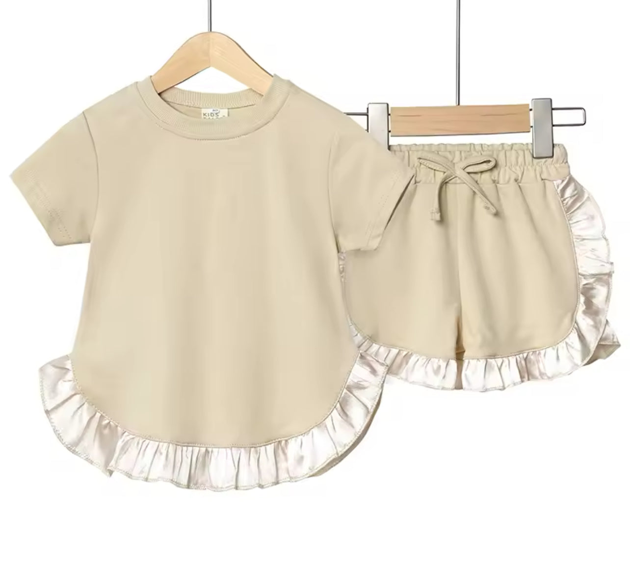 “Olivia” Frilled top & shorts sets