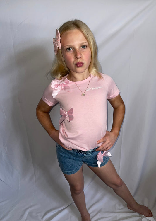 “Not your bow” T-shirt & shorts set🎀