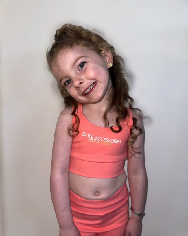 “Emie” cross back crop & short sets