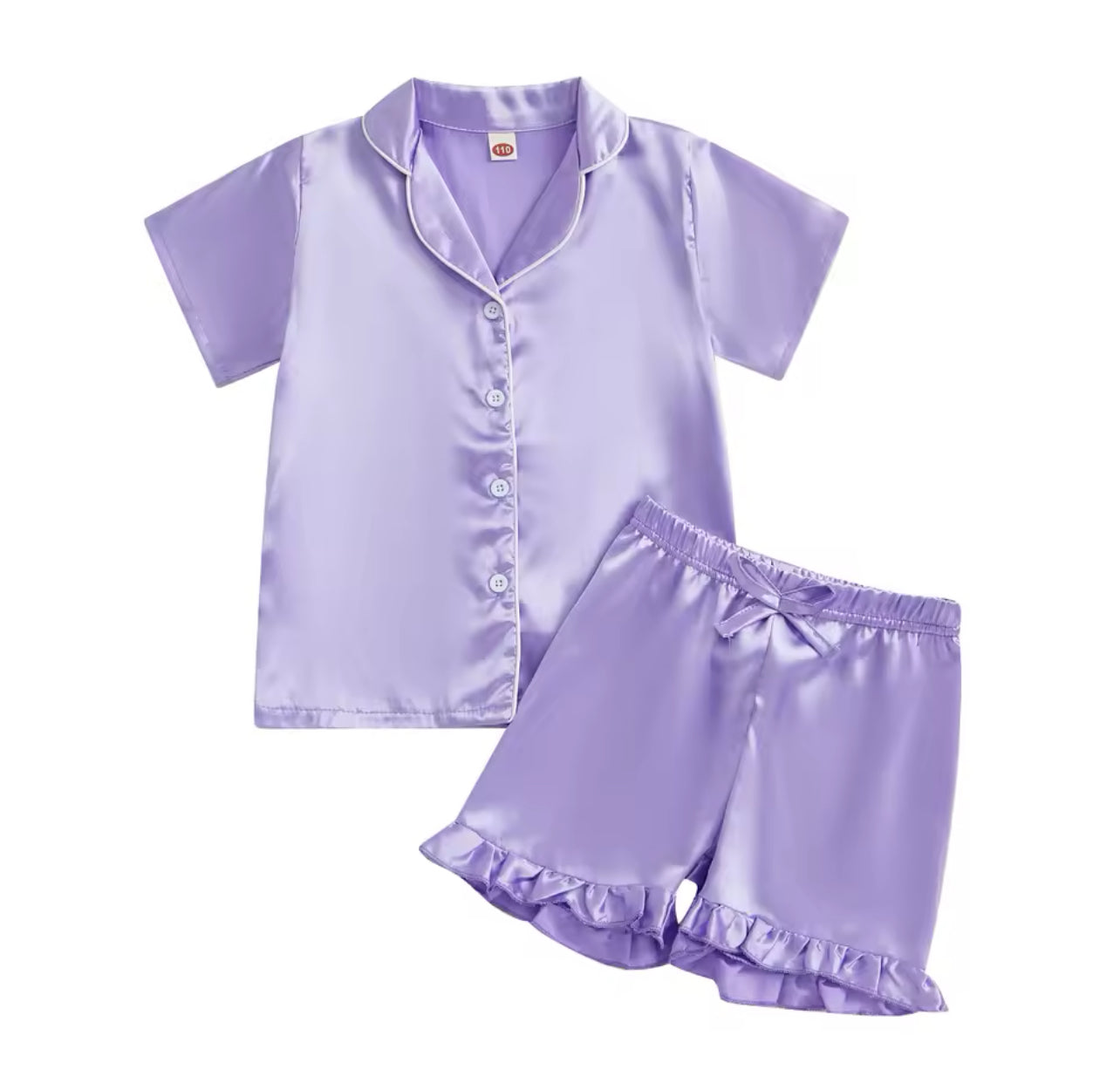 name PERSONALISED -frilled pjs