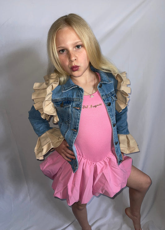 Frilled demin jackets